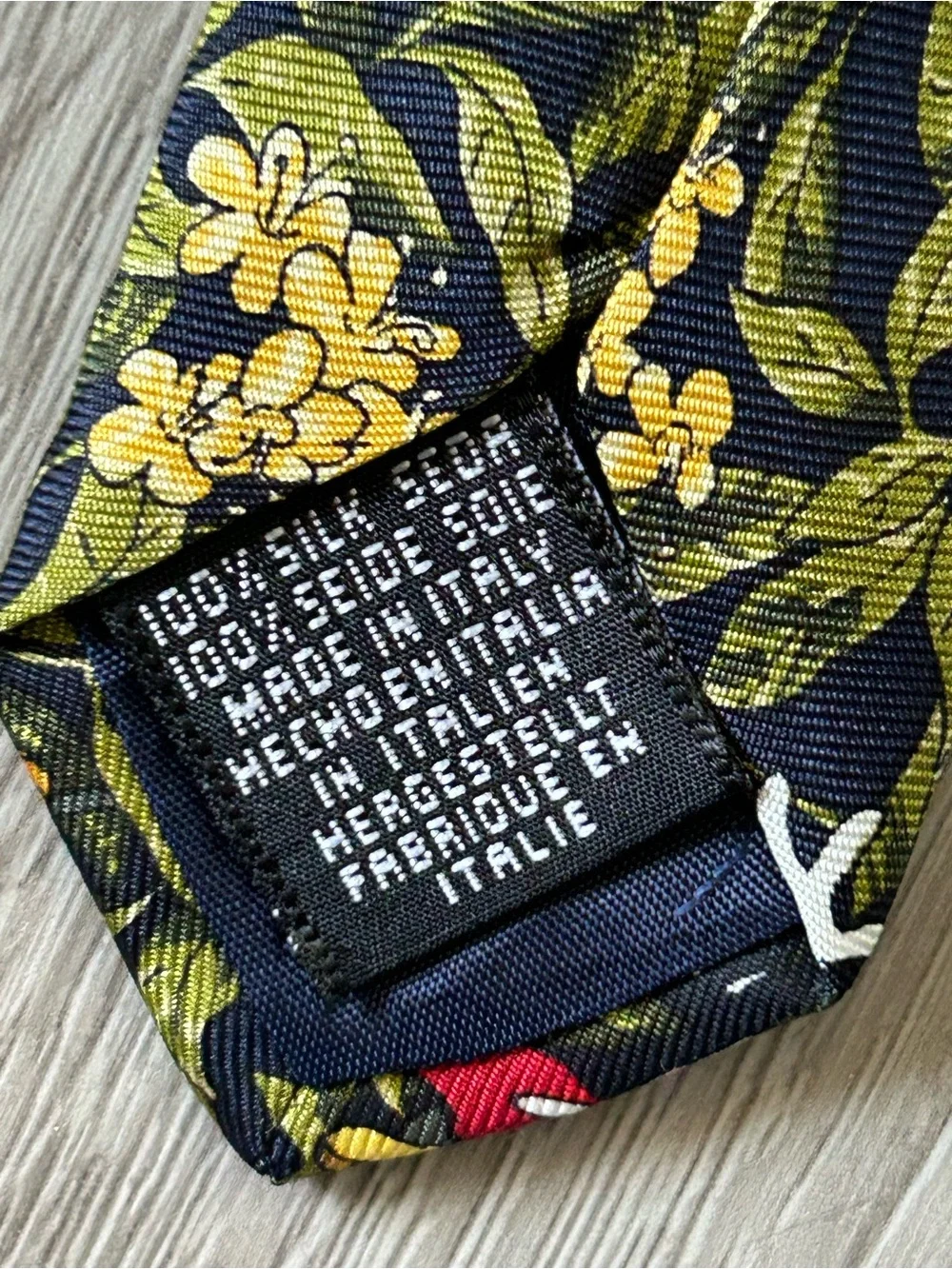 Disney Silk Tie Pluto Mickey Mouse Goofy Tie Rack Italy Excellent
